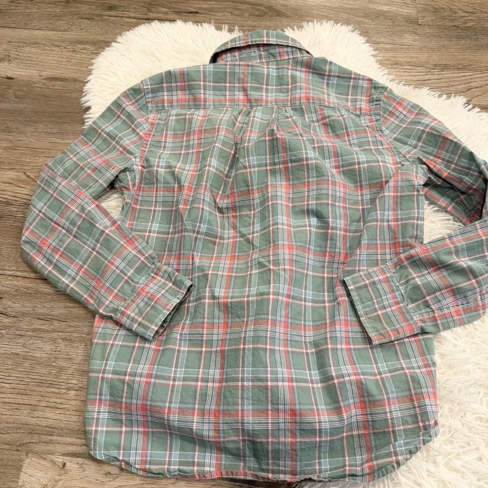 Ralph Lauren Long Sleeve Plaid Button Shirt Easter Spring Boys 10 12